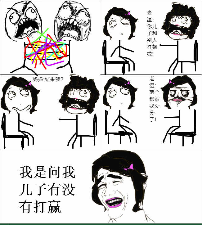打架的结果