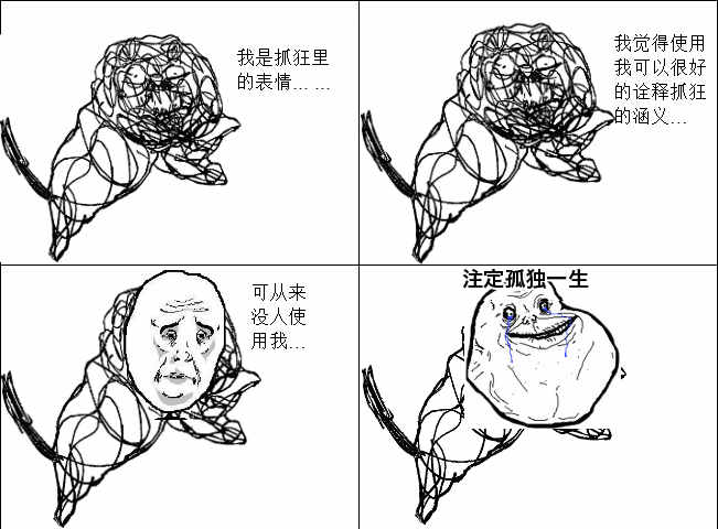 抓狂的表情