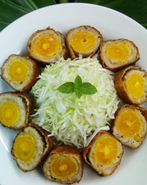香酥里脊咸蛋黄