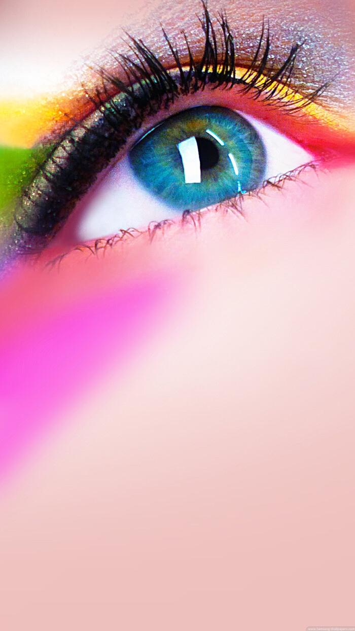 绚丽多彩的眼影