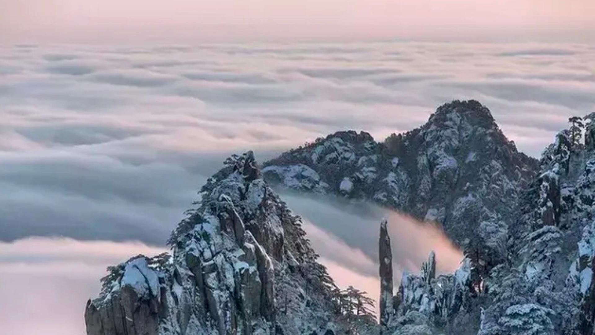 黄山风景区雪后初霁
