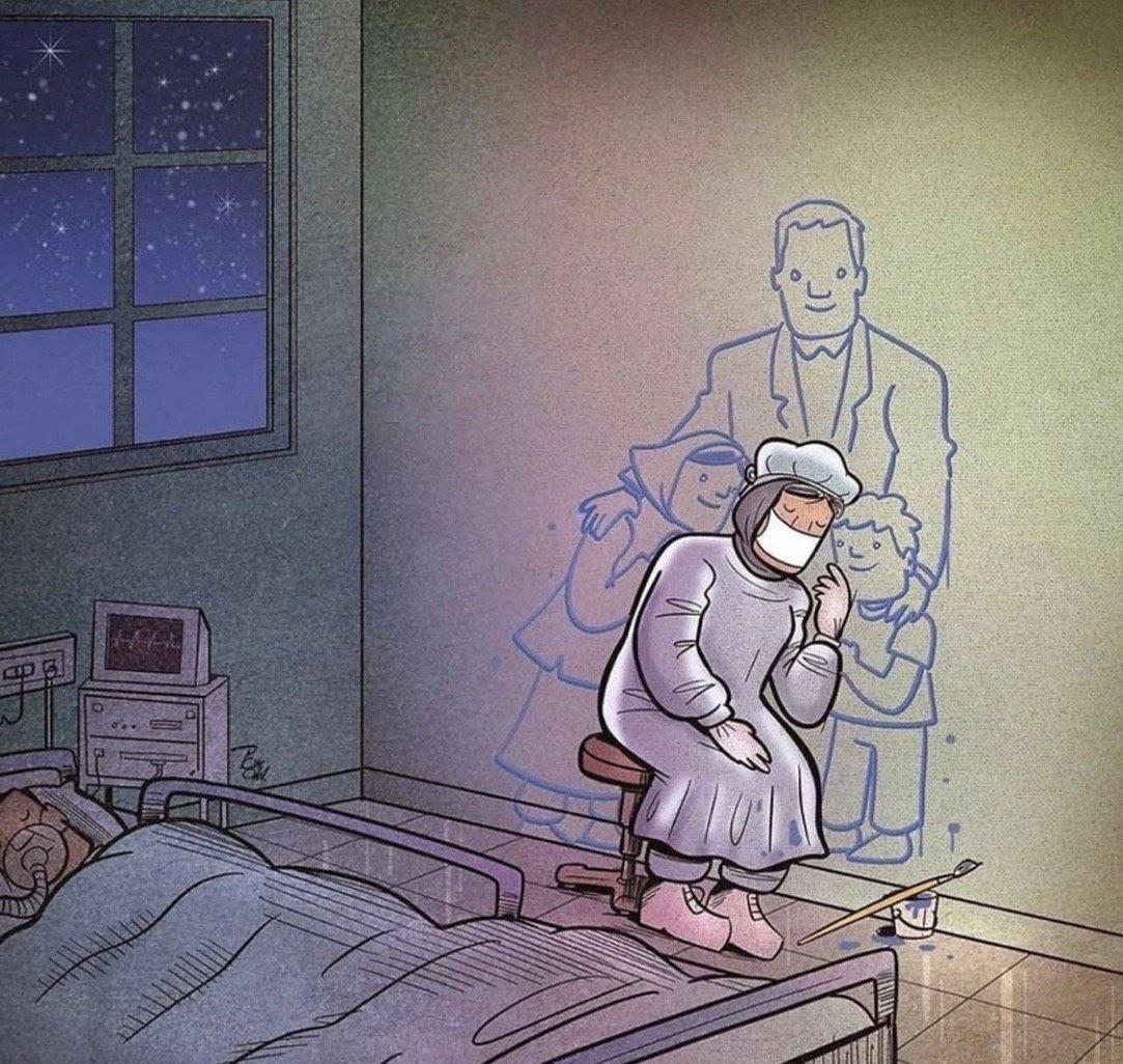 致敬疫情前线医护人员