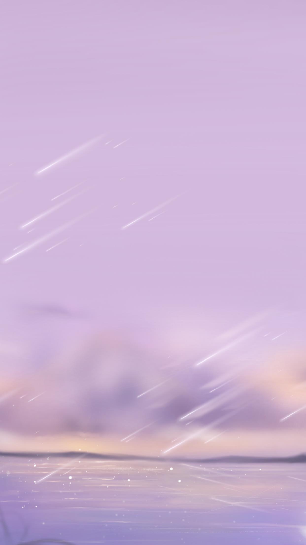 少女心干净唯美插画风光图片