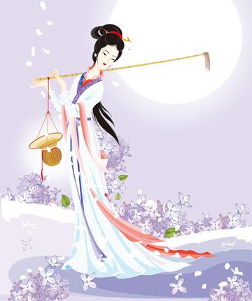 林黛玉人物插画