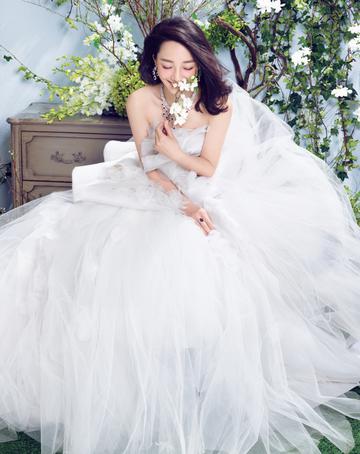 白百何唯美婚纱