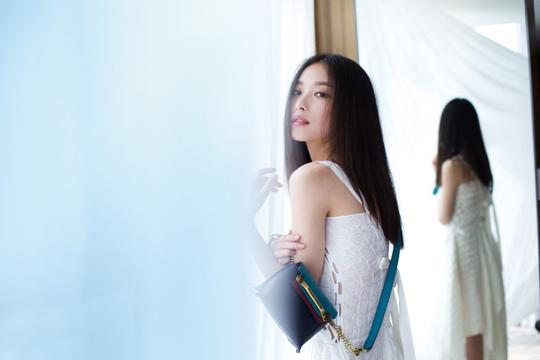 倪妮白裙仙范儿