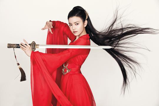 陈妍希武侠造型