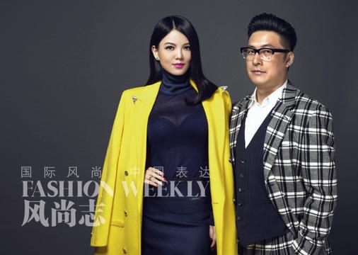 王岳伦李湘时尚大片