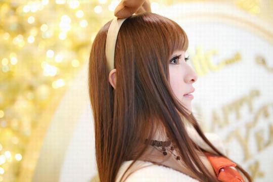 唯美少女侧脸