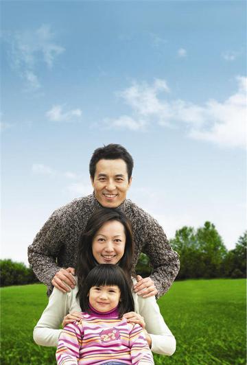 一家三口
