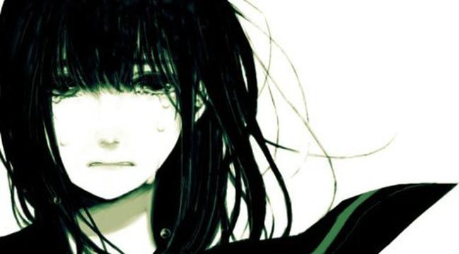 落泪少女