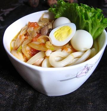 茄汁乌冬面
