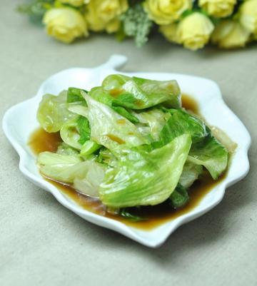 蚝油球生菜
