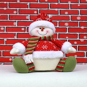 圣诞坐姿无腿雪人