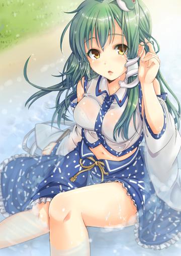 湿身早苗