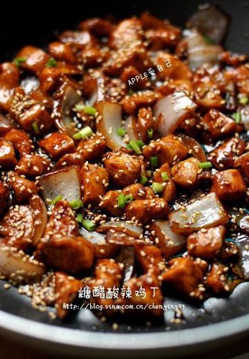 糖醋酸辣鸡丁
