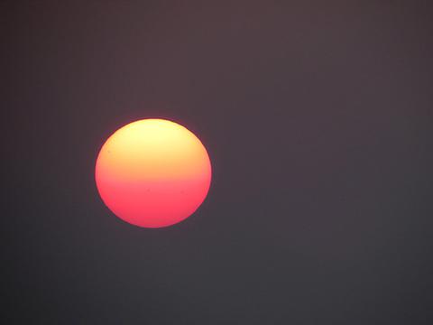 金秋的夕阳