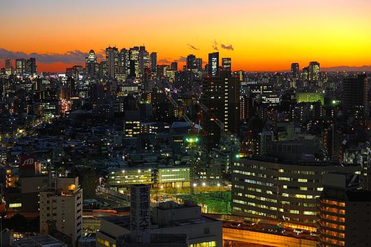 日本的夕阳