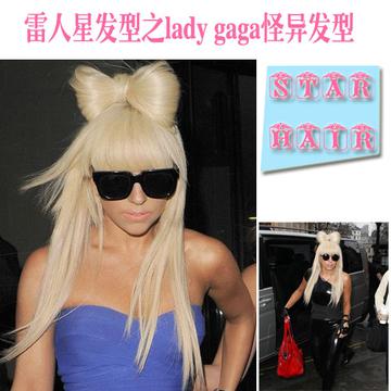 Ladygaga蝴蝶结发型