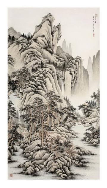 崇山峻岭