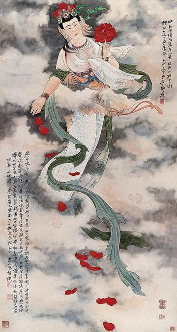 天女散花