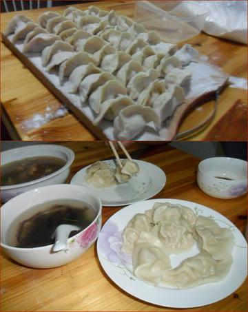 圆白菜猪肉馅饺子