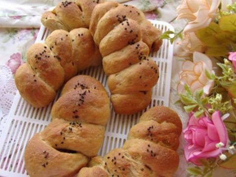 豆渣全麦香肠面包