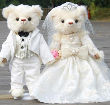 婚礼泰迪熊公仔