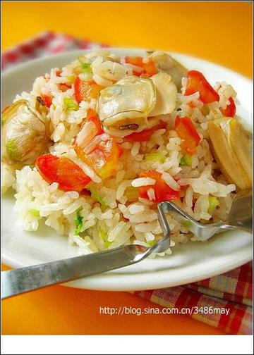 文蛤西红柿煲仔饭