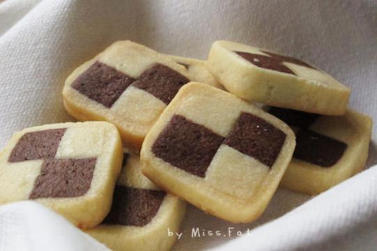 双色小棋格饼干