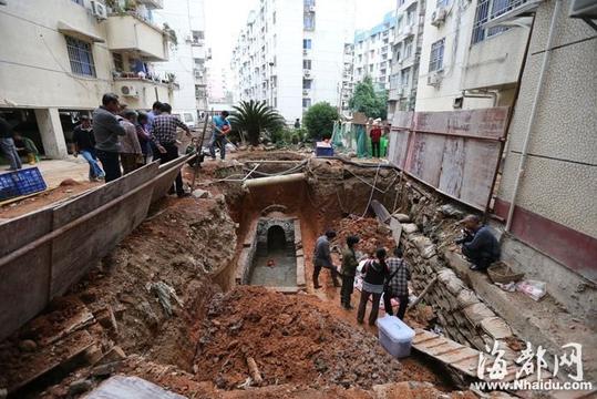 福州疑挖出唐朝"土豪"古墓