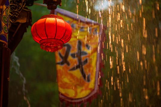 红红的中国灯笼