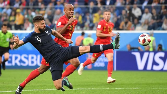 法国1-0胜比利时率先挺进决赛