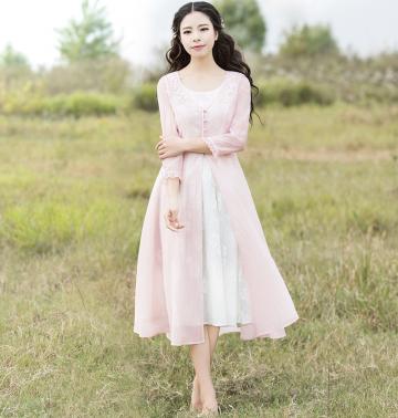 烟花烫2018春夏装新款气质连衣裙女装
