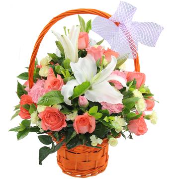 神圣之花康乃馨花束