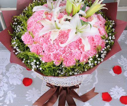 真情康乃馨花束