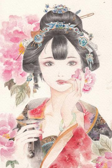 牡丹花女