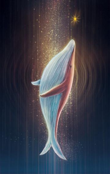 晚安qq插画意境