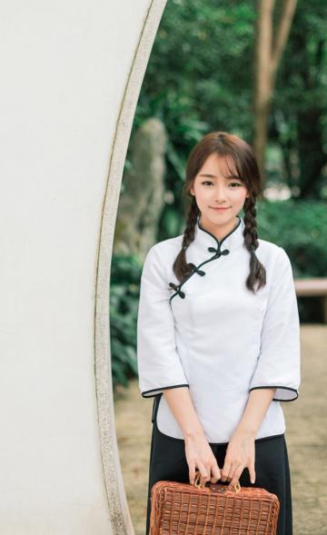 清纯美女民国风迷人写真