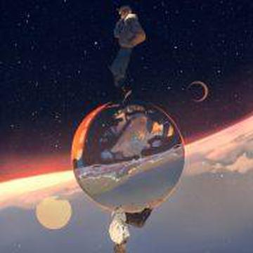 创意星空插画头像