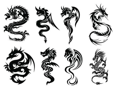 龙纹身图案