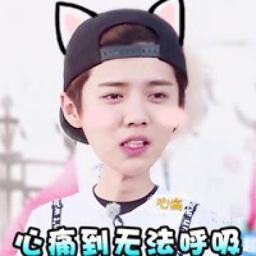 超萌的鹿晗表情包