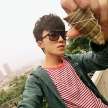青春帅气的男子