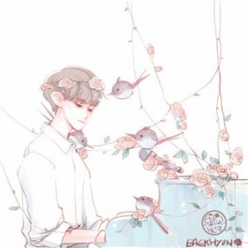 最新时尚帅气男生exo漫画头像2019 一眼见你万物不及