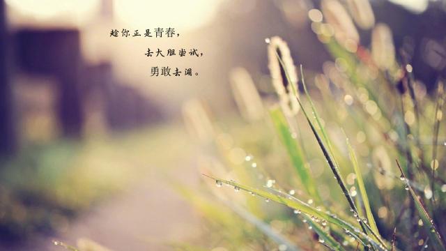 致自己唯美的励志说说配图
