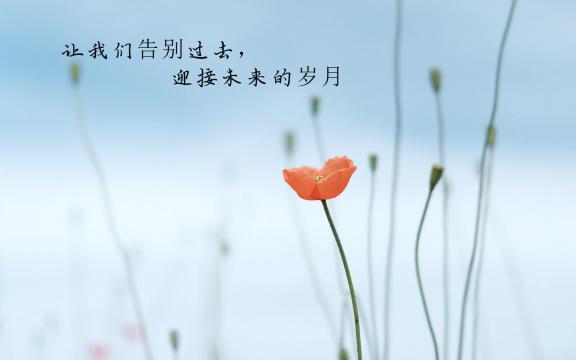 再见过去,你好未来