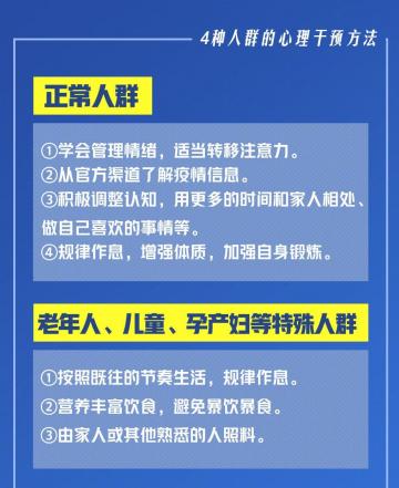 新冠肺炎全民心理健康实用手册