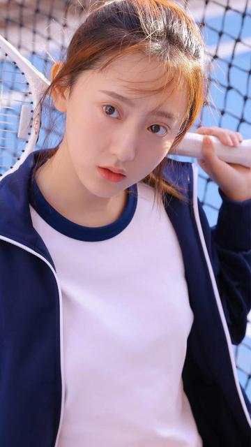 活力运动服美女清纯唯美户外迷人白皙写真