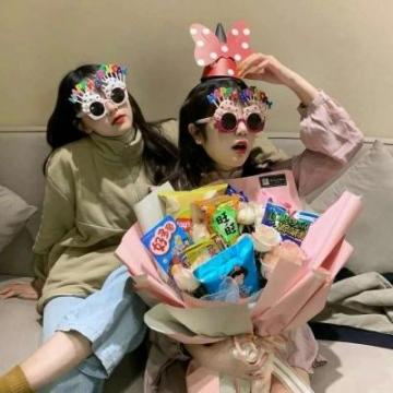 2020抖音超火闺蜜头像可爱图片 有一种默契叫做心照不宣