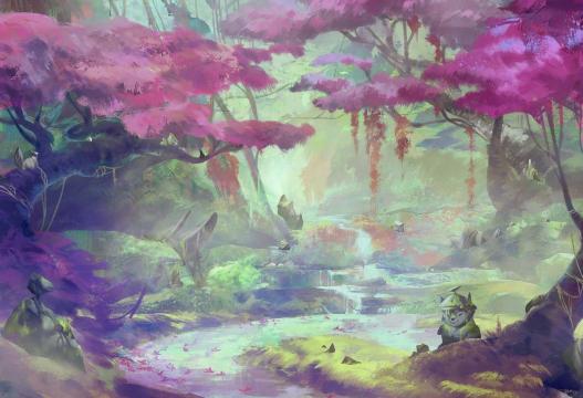 英雄联盟绽灵节故事场景